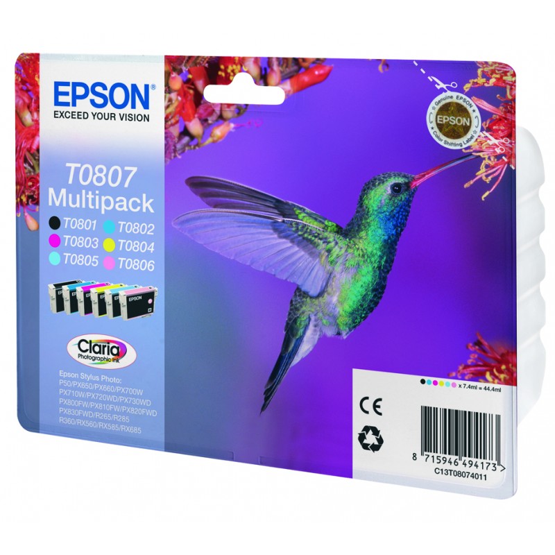 Epson Encre Color Multipack T C T Ve X Ml Stylus R