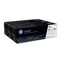 HP 131A cartouche de toner cyan magenta et jaune 3 x 1.800 p. pack de 3